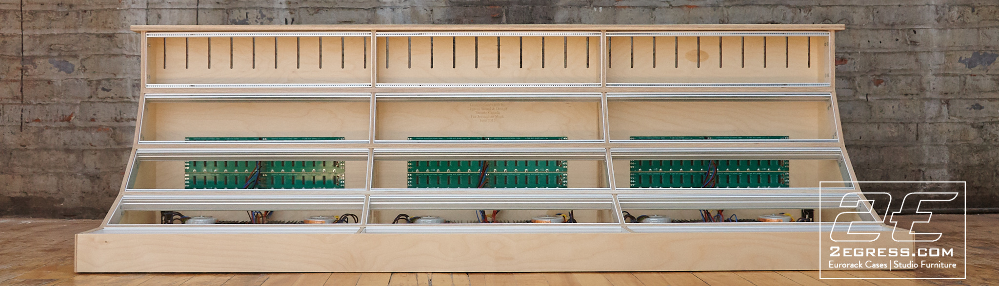 15u eurorack modular case 2Egress