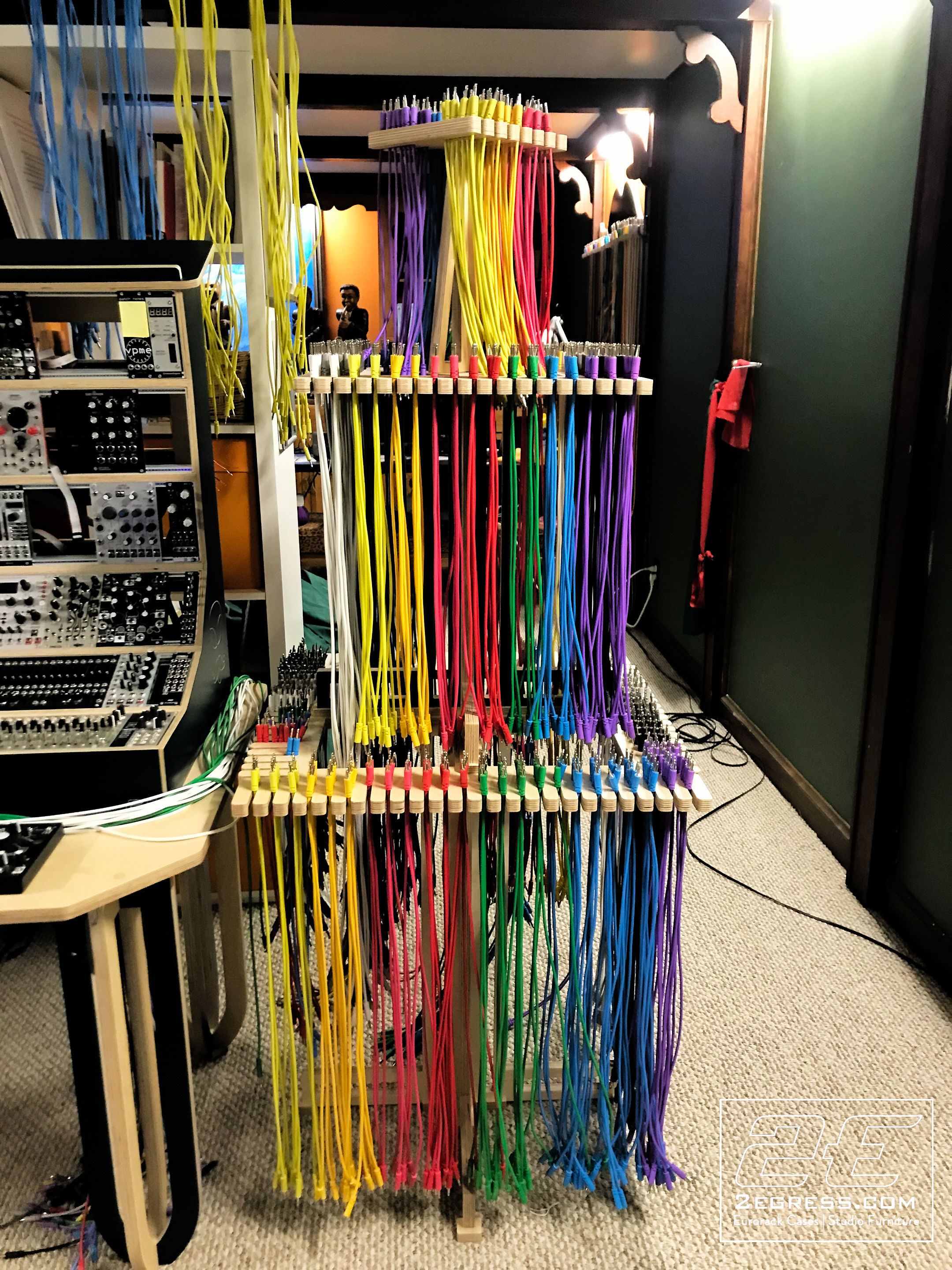 eurorack cable hanger