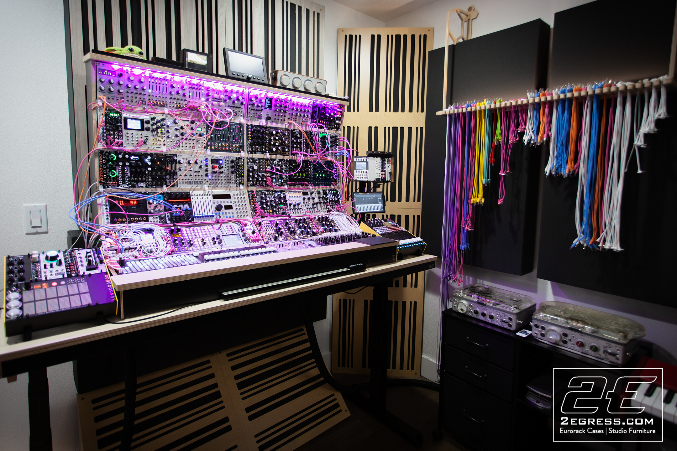 Eurorack Cable Hanger by 2Egress | Lev Perrey