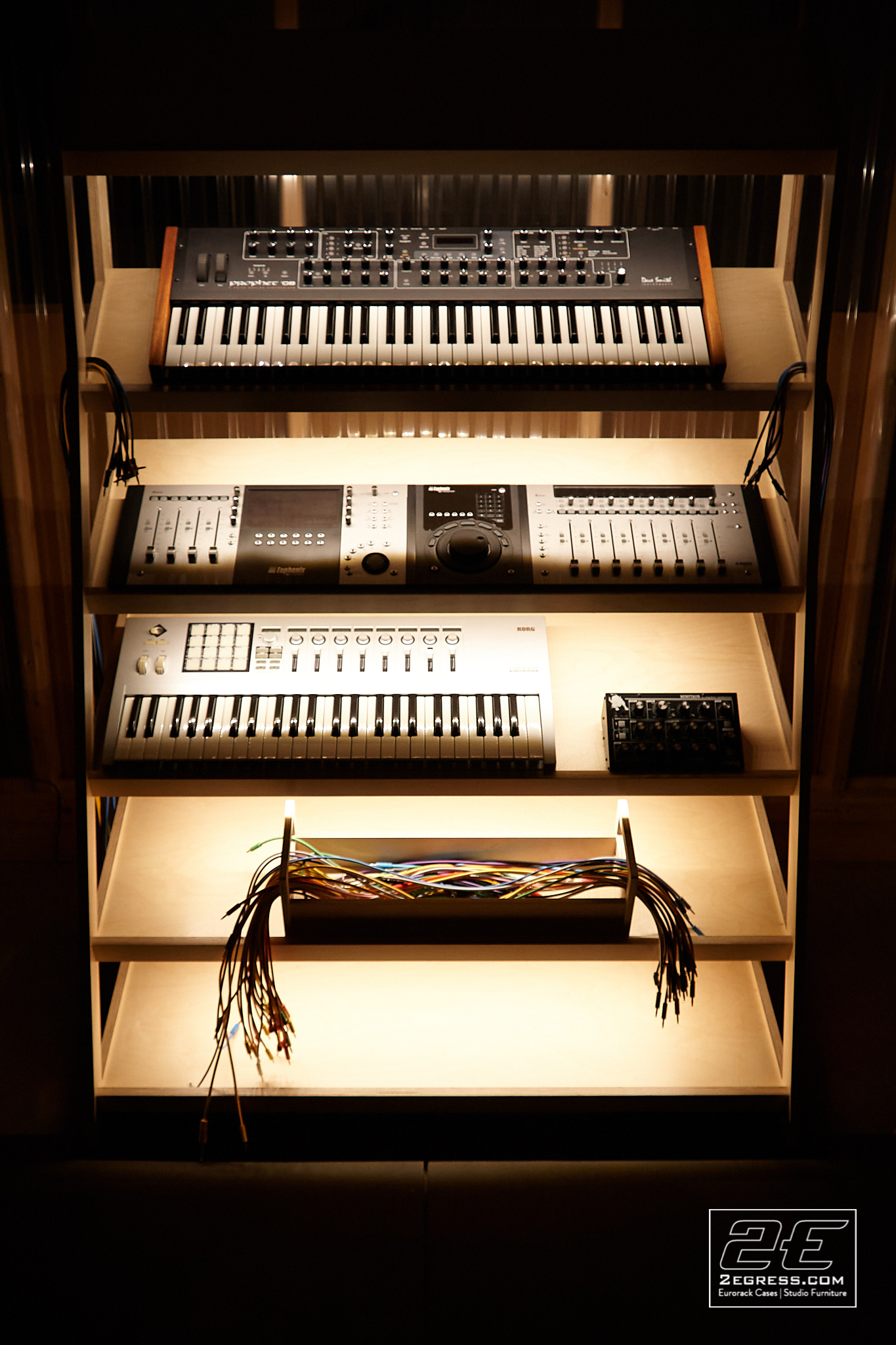 Synth Rack Stand by 2Egress