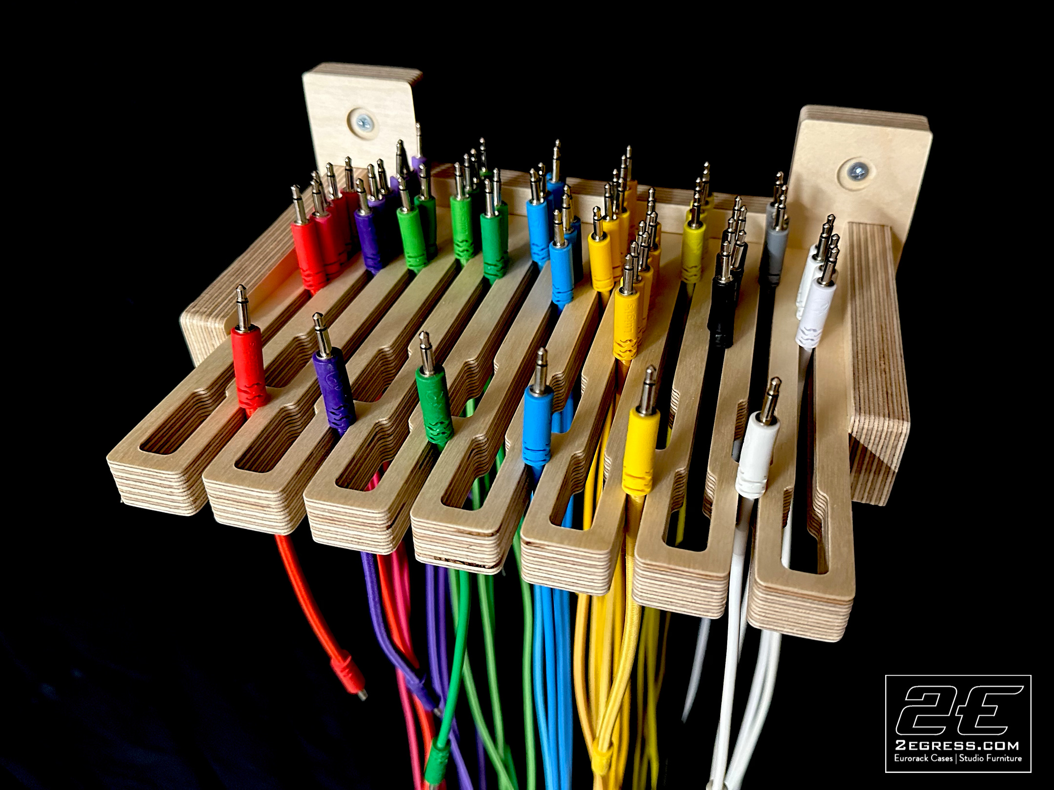 Eurorack Cable Hanger WM8 | Wall Mount | 2Egress